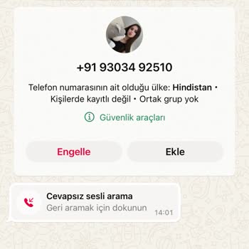 Bilinmeyen Numaradan Gelen Mesaj Ve Güvenlik Endişesi