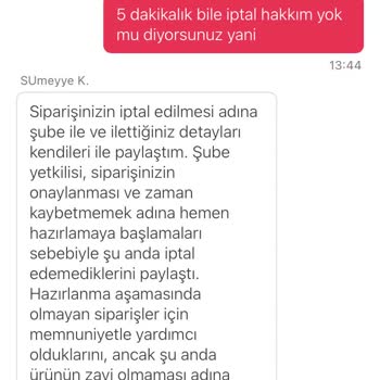 Yemeksepeti'nde Kupon Sorunu Ve İptal Edilemeyen Sipariş