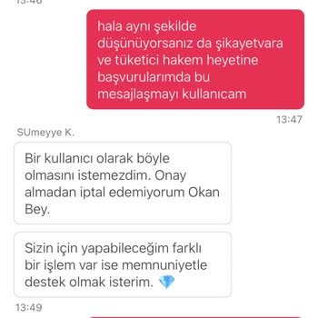 Yemeksepeti'nde Kupon Sorunu Ve İptal Edilemeyen Sipariş