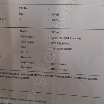 Tecno Mobile Telefon Şarj Almıyor!