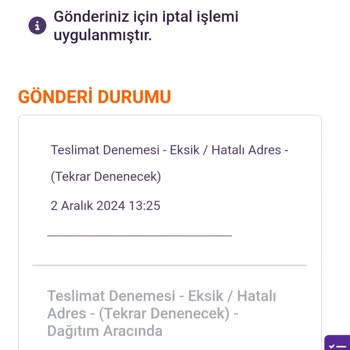 Hepsijet Yanlış Teslimat Mağduriyeti!