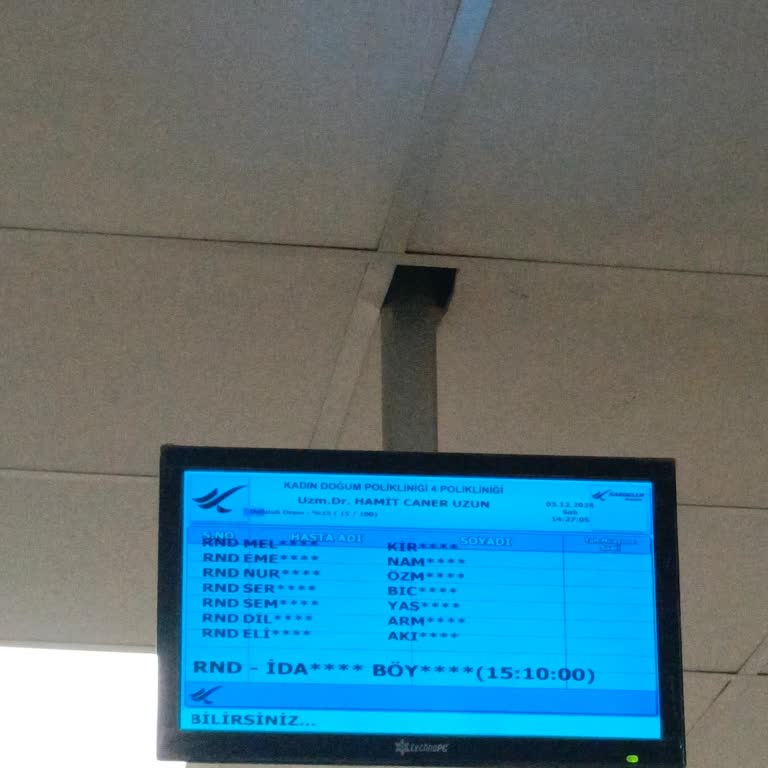 Hastanede Organizasyon Eksikliği Ve Uzun Bekleme Süreleri