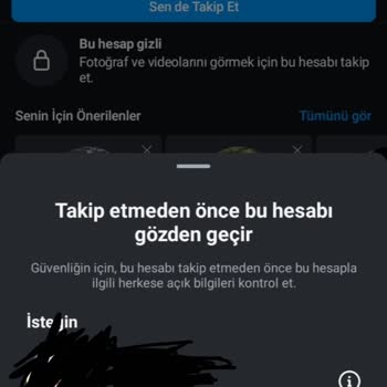 Instagram Hesabımda Sürekli Gözden Geçir Uyarısı