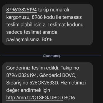 Geç Gelen Sipariş Ve Hasarlı Ambalaj Mağduriyeti