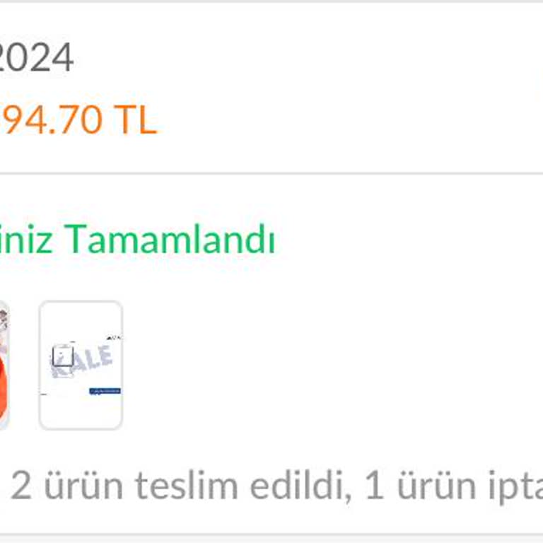 Ürün Teslimatında Yaşanan Gecikme Ve Mağduriyet