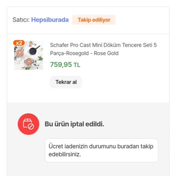 Hepsiburada'da İptal Edilen Sipariş Ve Çelişkili Açıklamalar