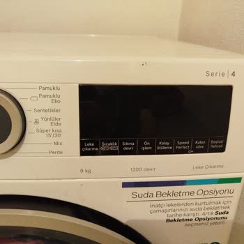 Bosch Çamaşır Makinesi Servis Sorunu