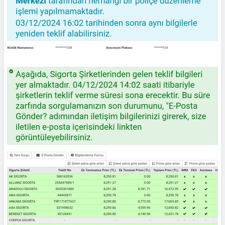 Sigorta Poliçesi İçin Gereksiz Ekstra Ücret Talebi