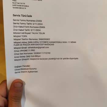 İade Edilen Cihazın Ücreti Hala Yatmadı