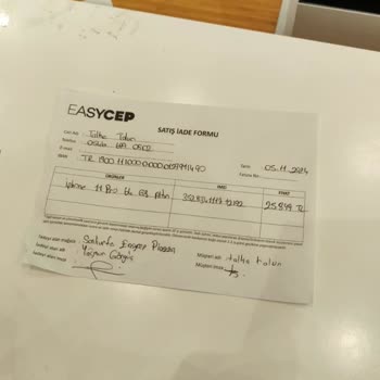 İade Edilen Cihazın Ücreti Hala Yatmadı