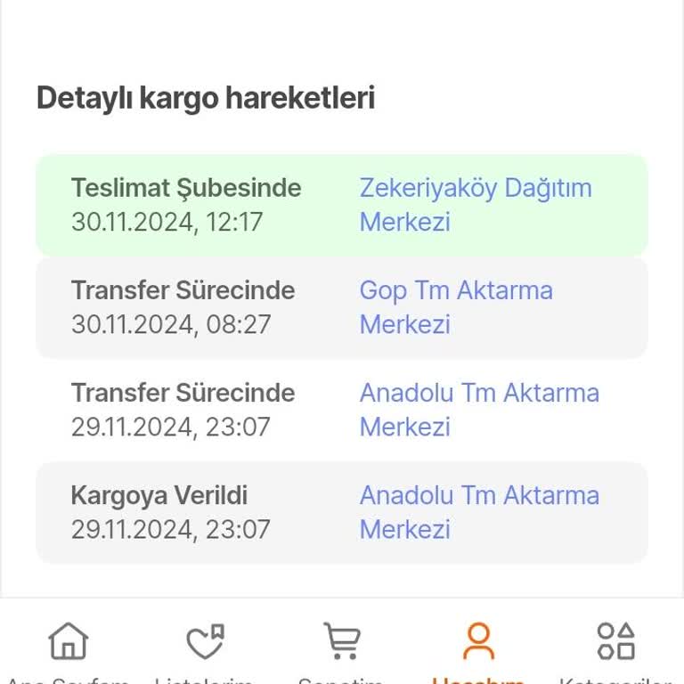 Zekeriyaköy Dağıtım Merkezinde Bekletilen Kargo Sorunu