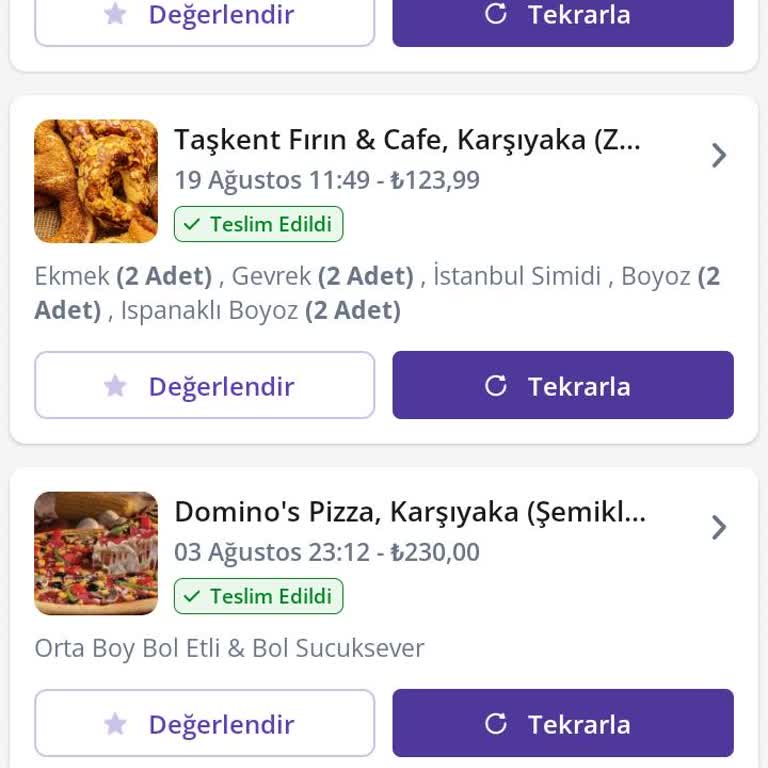 Gece Siparişim Kuryenin İhmali Ve İade Sorunu