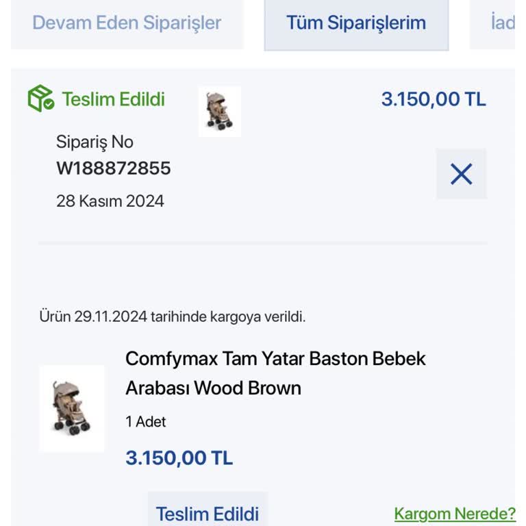 D&R Bebek Arabası İade Sürecinde Yaşanan Sorunlar