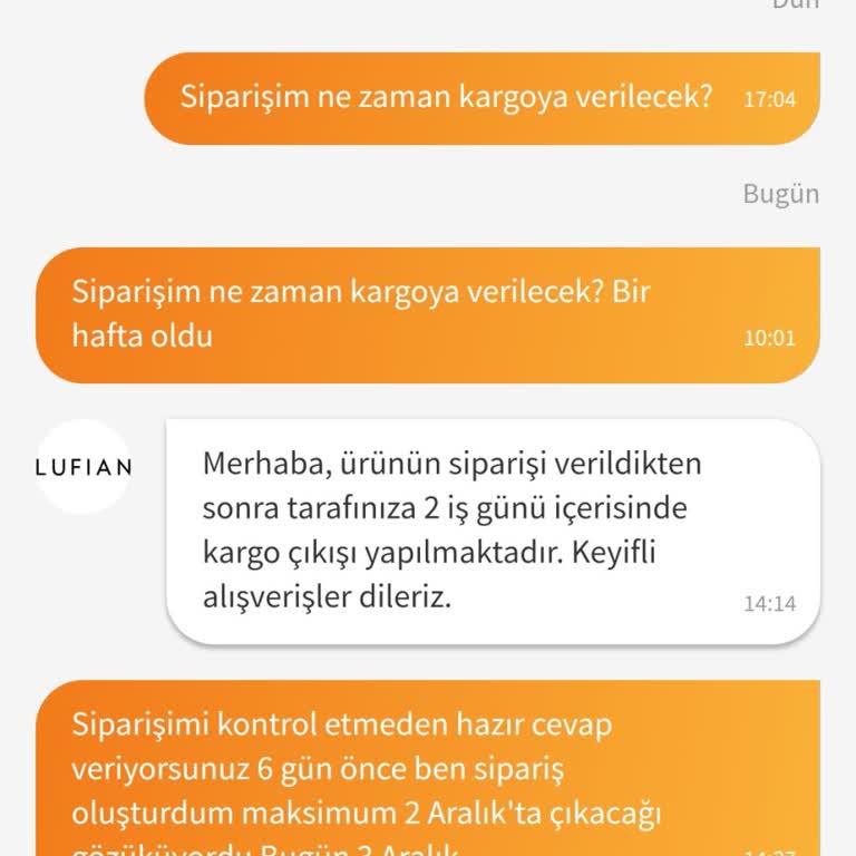 Siparişim Neden Hala Gönderilmiyor?