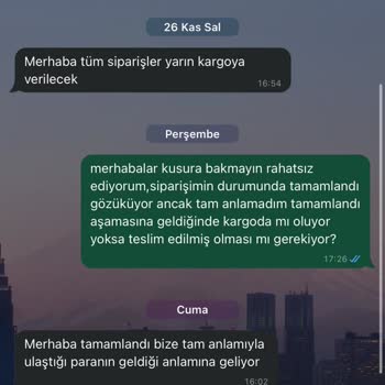 Sipariş Kaosu Ve İletişim Sorunları