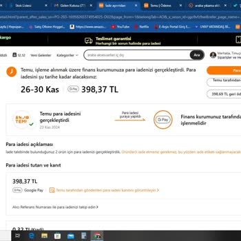 Eksik Ürün Ve İade Sorunu: Google Pay Üzerinden Geri Ödeme Alamama