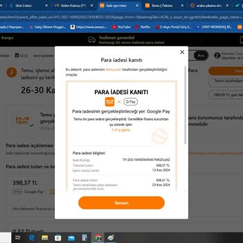 Eksik Ürün Ve İade Sorunu: Google Pay Üzerinden Geri Ödeme Alamama