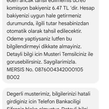TEB Bankası'ndan Anlaşılmaz Borç Mesajları