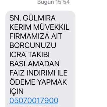 Üçkoçlar Hukuk Firması Adı Kullanılarak Gönderilen Sahte İcra Mesajı