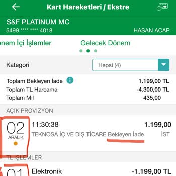 Rızam Dışında İptal Edilen Sipariş