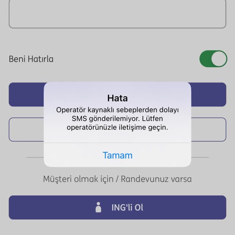 Numara Güncellemesi Sonrası Bankacılık Erişim Sorunu