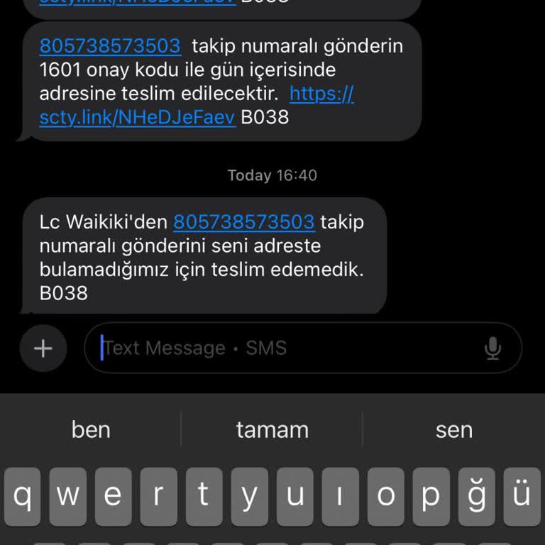 Yanlış Teslimat Bildirimi Ve Kargo Bekleme Sorunu
