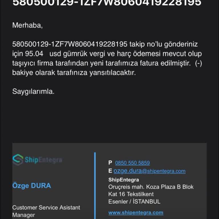 Hatalı Gümrük Vergisi Yansıtılması