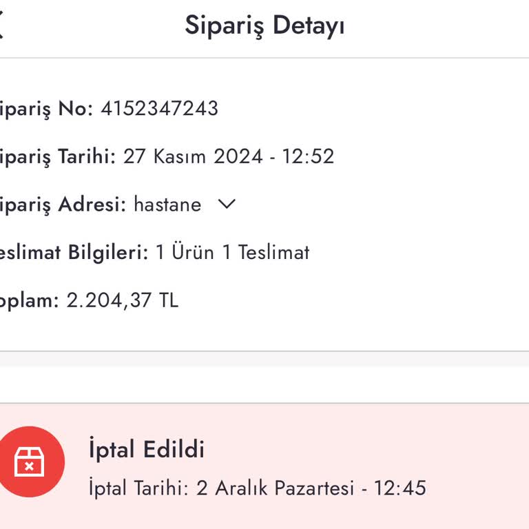 İndirimli Ürün İptali Ve Bilgilendirme Eksikliği