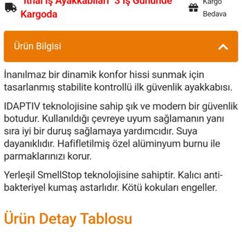 Entegre Safety İş Güvenliği Ayakkabısı Kargosu Gecikti!