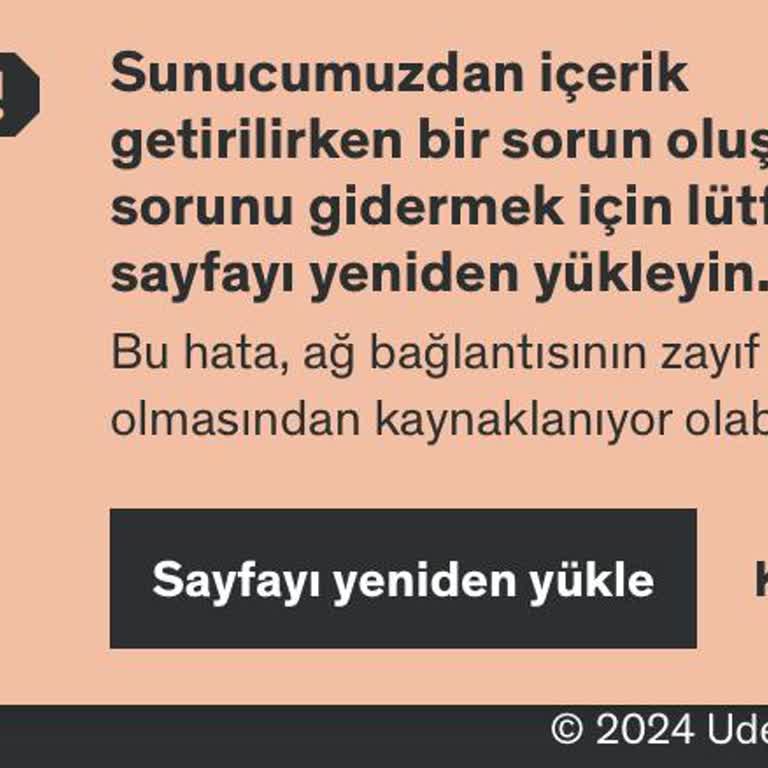 Udemy'de Video İzleme Sorunu