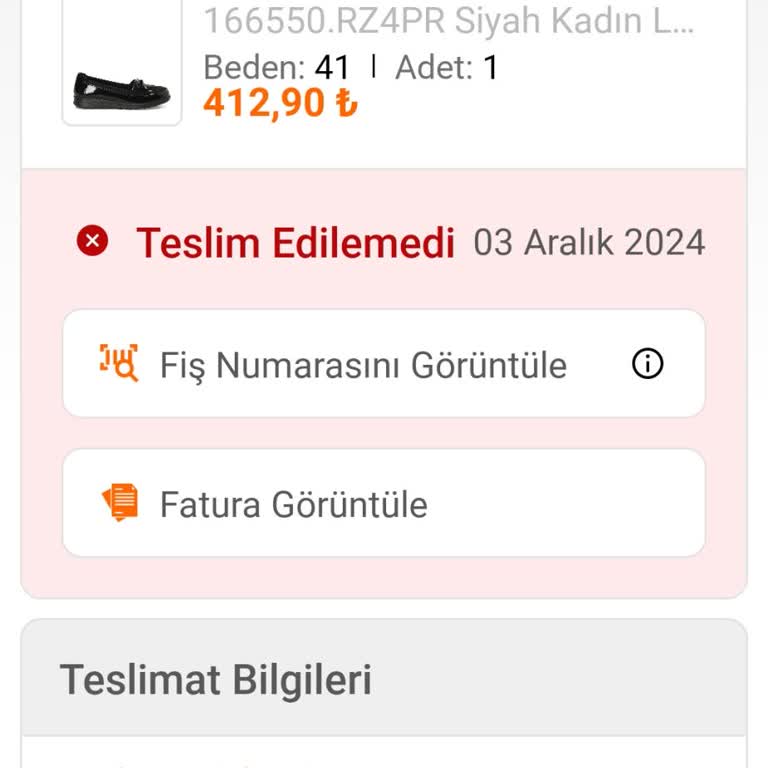 Kargom Nerede: Teslimat Sorunları