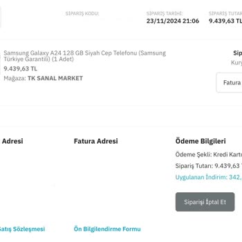 Sipariş Gecikti, İletişim Yetersiz