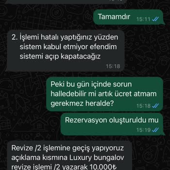 Rezervasyon Sürecinde Yaşanan Sorunlar Ve Para İadesi Krizi