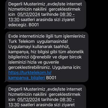 Türk Telekom'un Randevu İhlali Ve İletişim Eksikliği