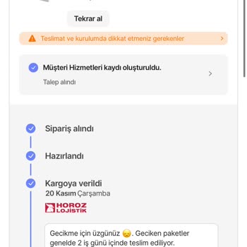 Yanlış Teslimat Adresi Ve İletişim Sorunu