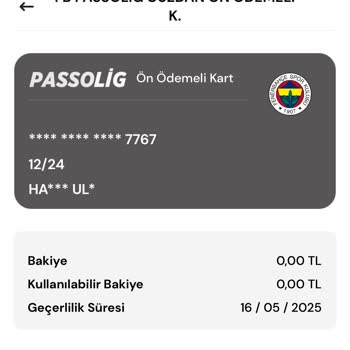 Passolig Kartında Haksız Para Çekimi Sorunu