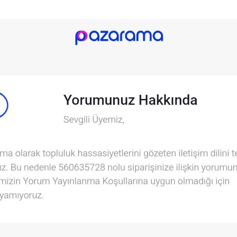 Engellenen Yorum Ve Sahte Ürün İddiası