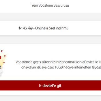 Vodafone Kasım Kampanyasında Çifte Başvuru Mağduriyeti