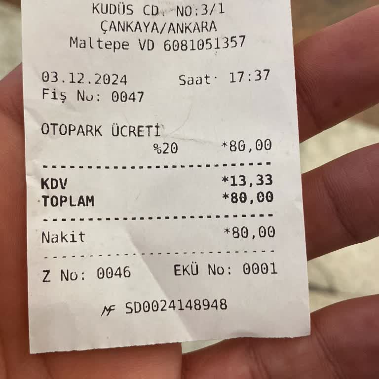 Panora AVM Otoparkında Haksız Ücretlendirme Sorunu