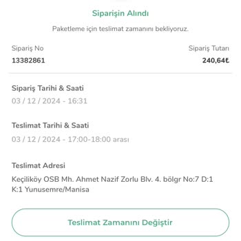 Zamanında Gelmeyen Sipariş Ve Cevapsız Kalan Telefonlar