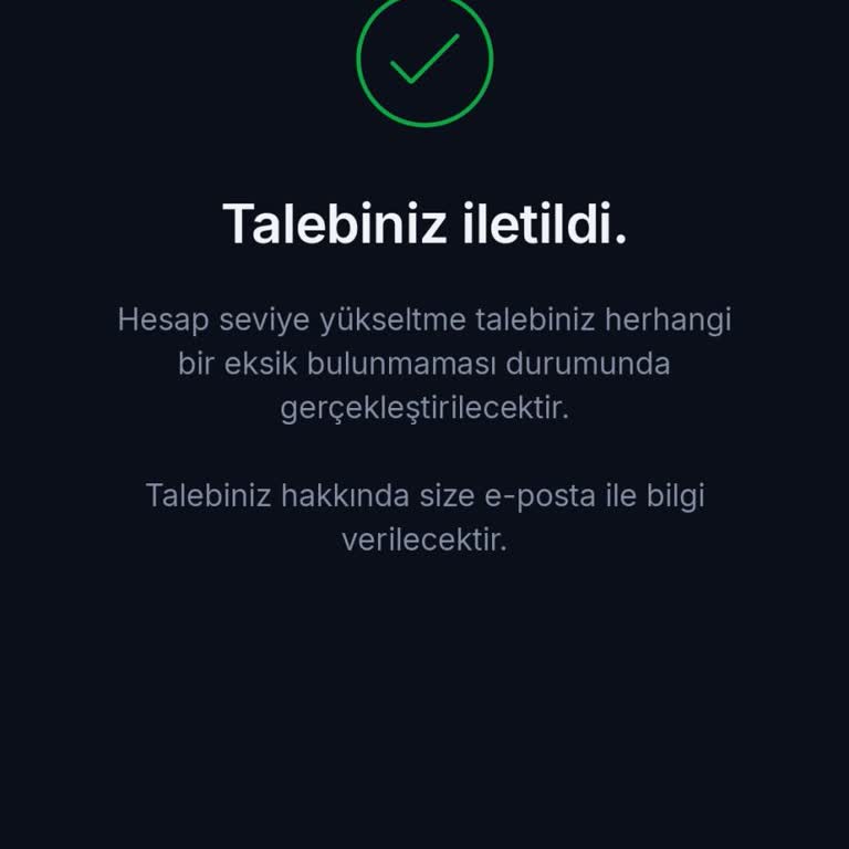 Hesap Seviyesi Düşüşü Ve İşlem Engeli