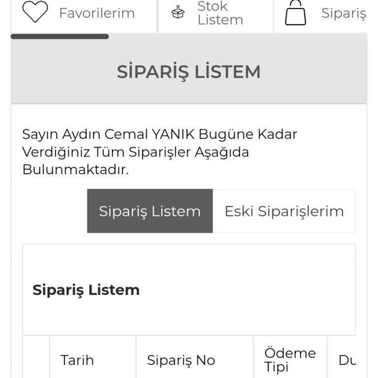 Sipariş Verdim, Ne Ürün Var Ne Para!