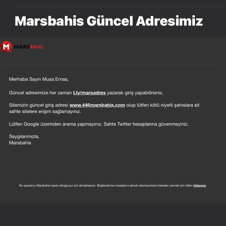 Marsbahis Hesabına Erişim Sorunu