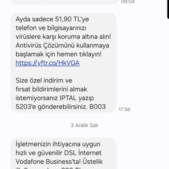 İptal Edilemeyen Kampanya Mesajları