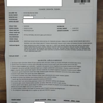 Kusurlu Ürün Ve Yetersiz Servis Deneyimi