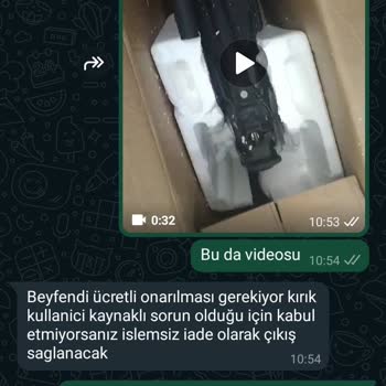 Kusurlu Ürün Ve Yetersiz Servis Deneyimi