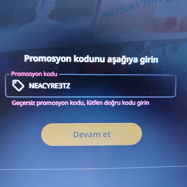 Nescafe Promosyon Kodu Sorunu