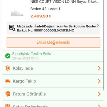 Garantiye Gönderilen Ayakkabı Sorunu Çözülmedi