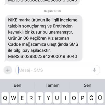 Garantiye Gönderilen Ayakkabı Sorunu Çözülmedi