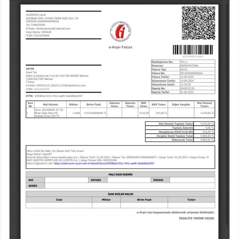 Onvo TV'de Sürekli TP Listesi Hatası Sorunu